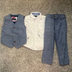 Andy & Evan Chambray Vest Suit